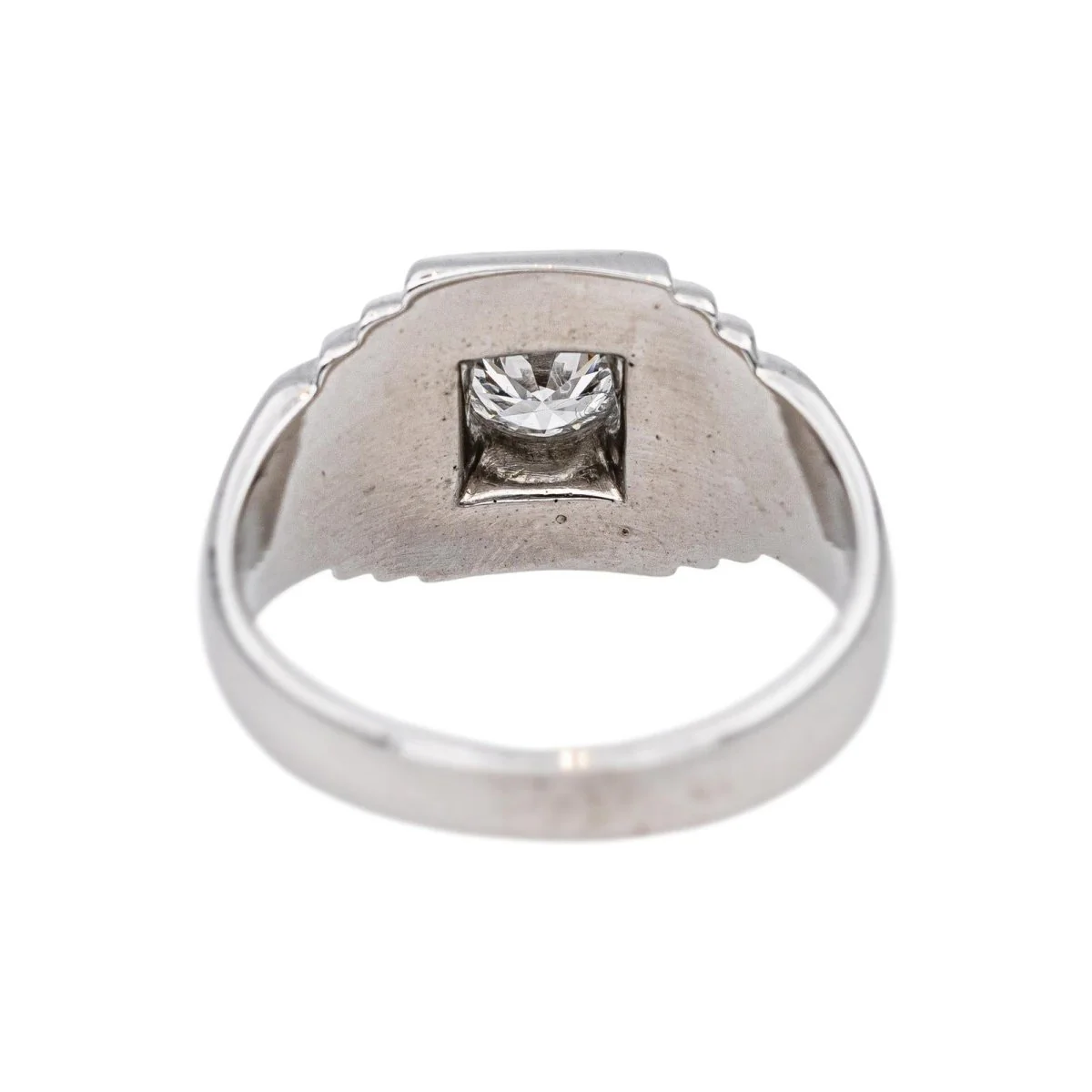 Solitaire Ring White gold Diamond - Image 5