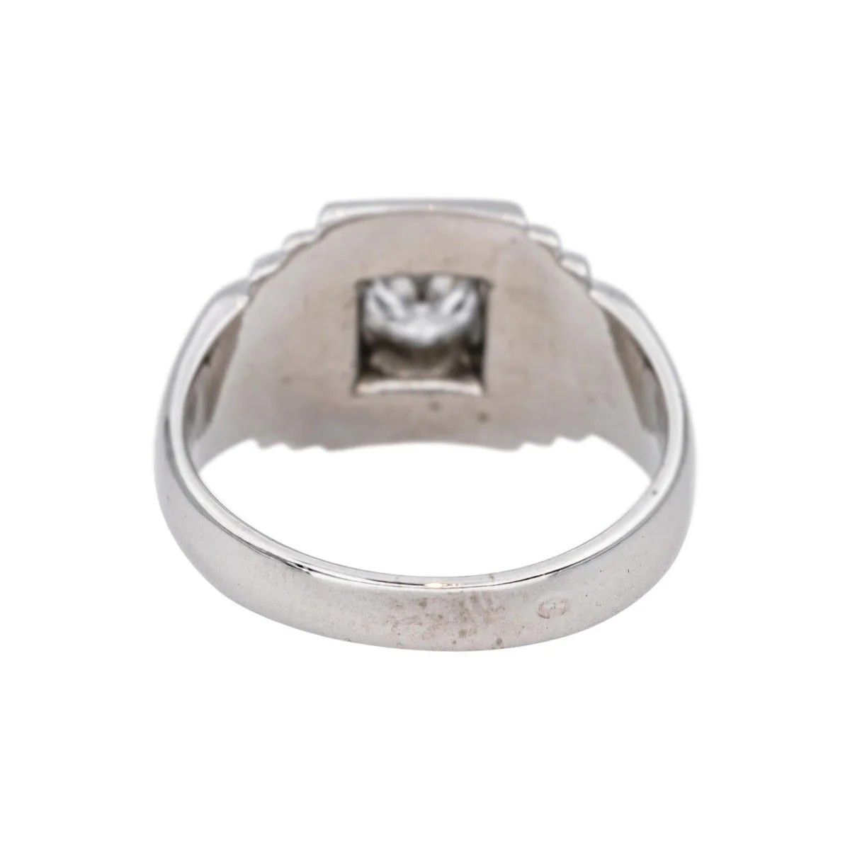 Solitaire Ring White gold Diamond - Image 7