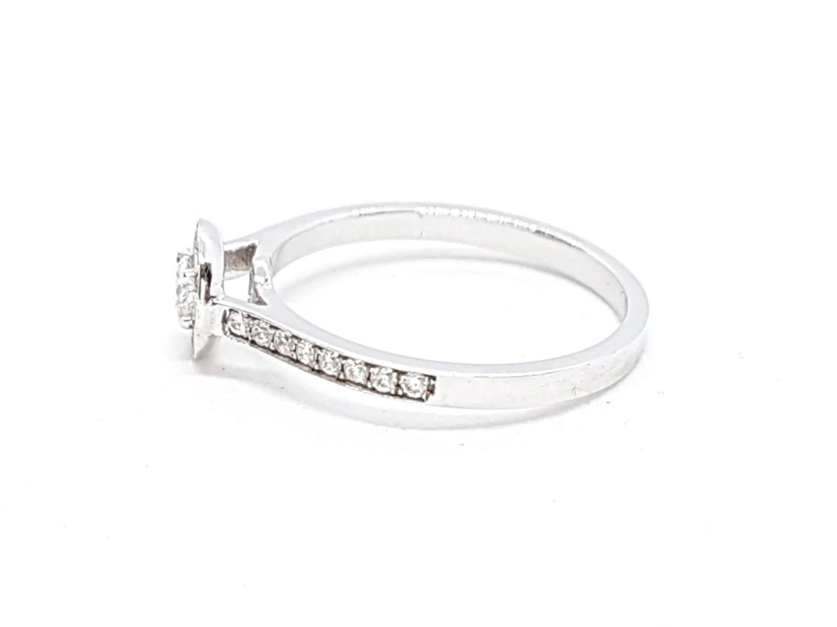 Solitaire Ring White Gold Diamond - Image 10