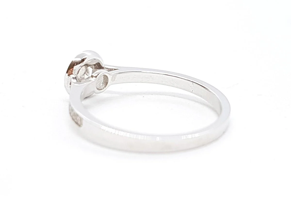 Solitaire Ring White Gold Diamond - Image 9