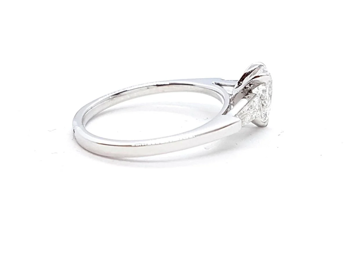 Solitaire Ring White Gold Diamond - Image 15