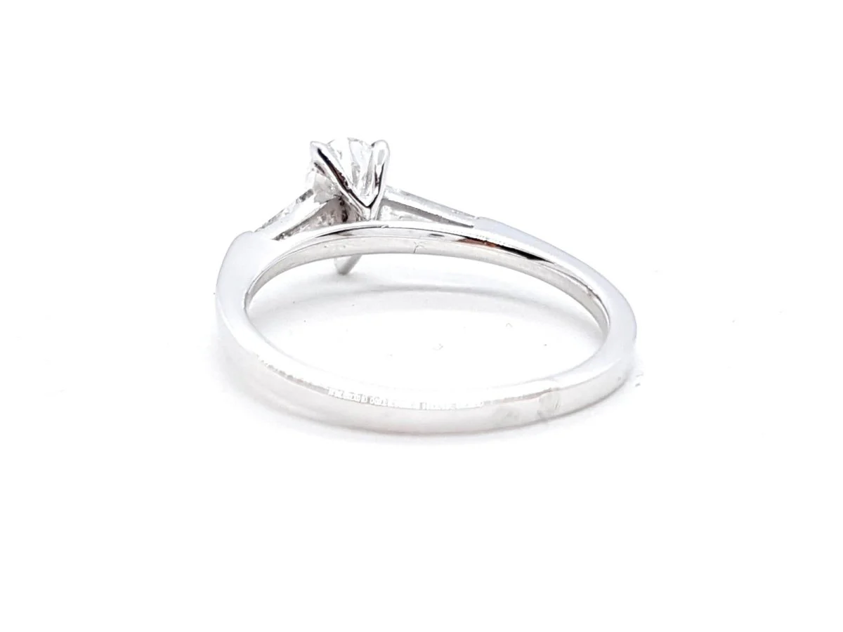 Solitaire Ring White Gold Diamond - Image 16
