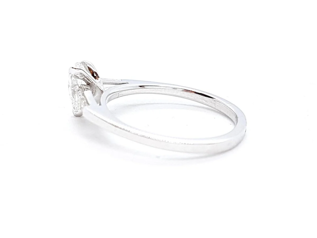 Solitaire Ring White Gold Diamond - Image 17