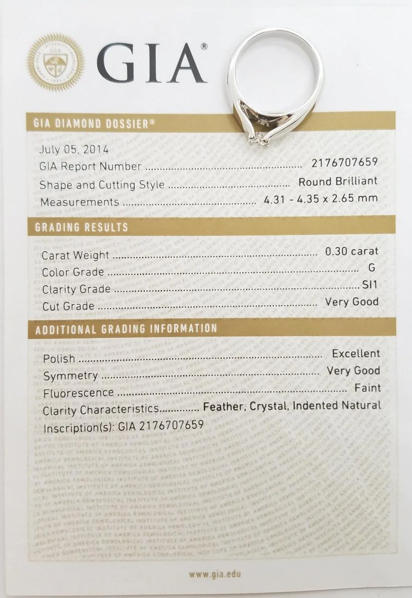 Solitaire Ring White Gold Diamond - Image 15