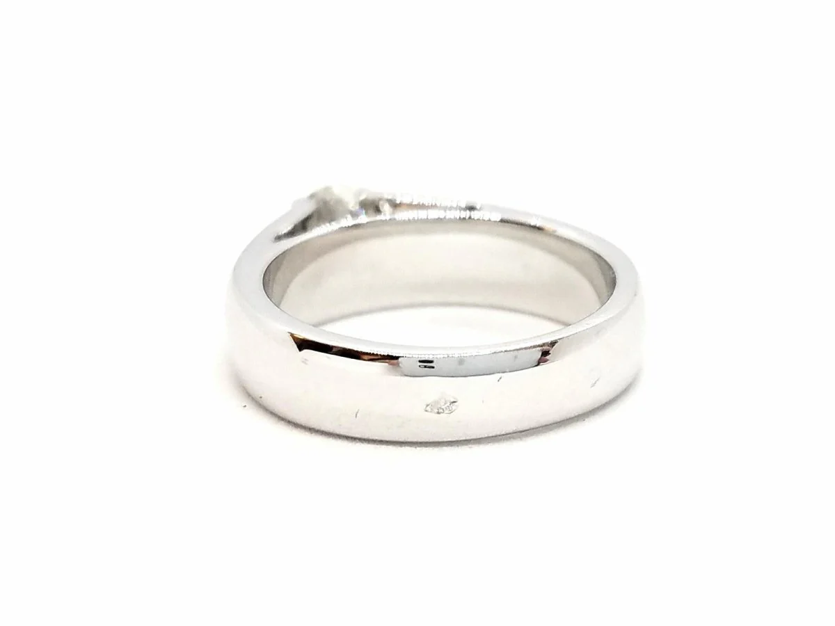 Solitaire Ring White Gold Diamond - Image 11