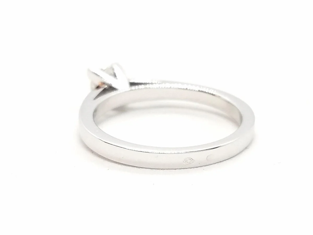 Solitaire Ring White Gold Diamond - Image 6