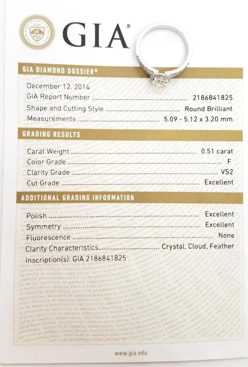 Solitaire Ring White Gold Diamond - Image 16