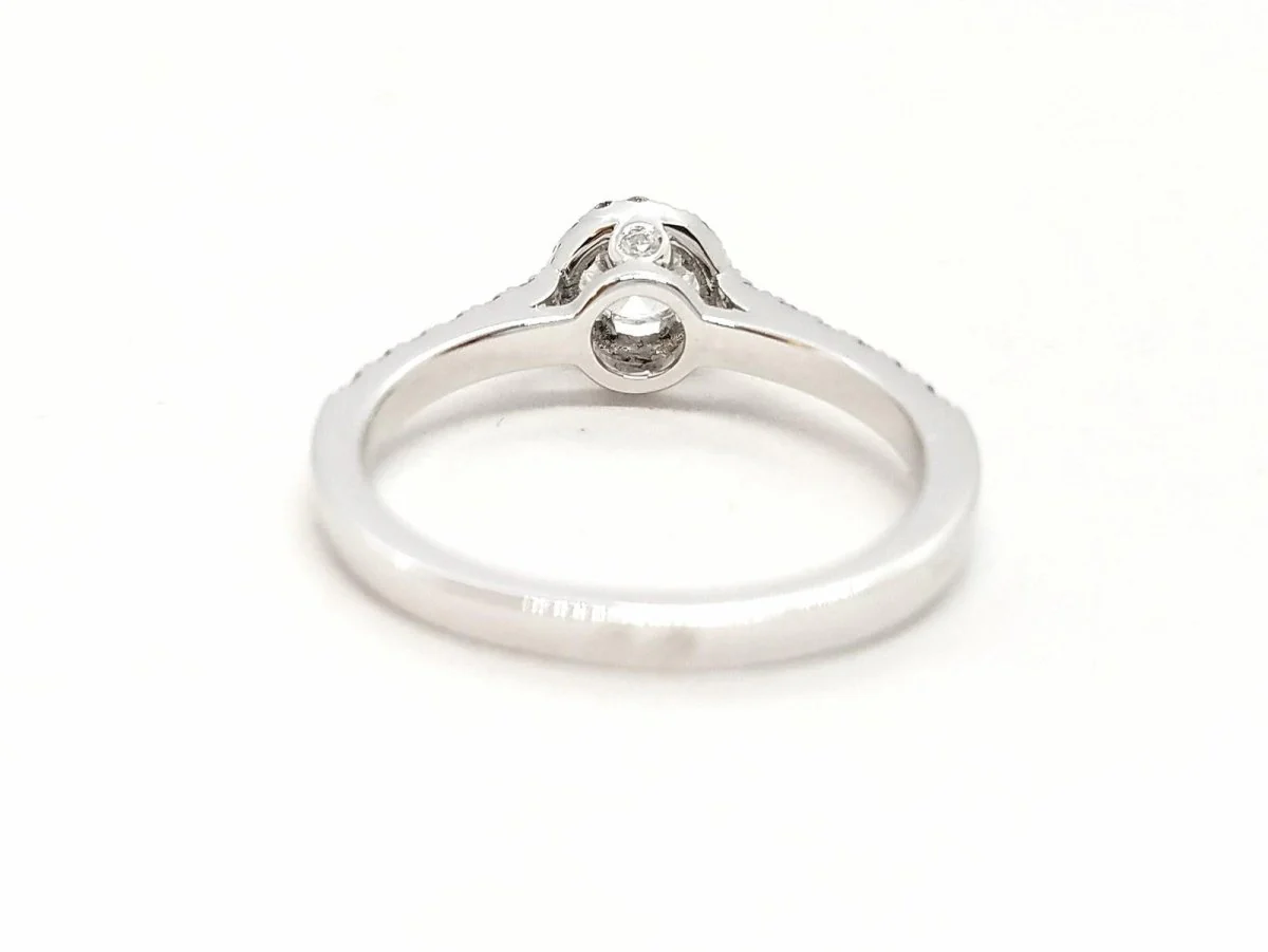 Solitaire Ring White Gold Diamond - Image 8