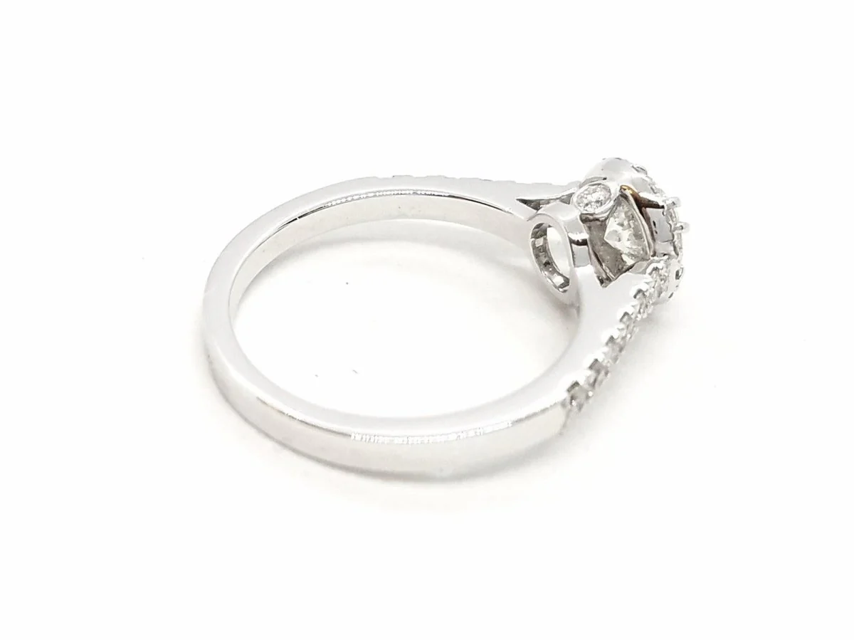 Solitaire Ring White Gold Diamond - Image 10