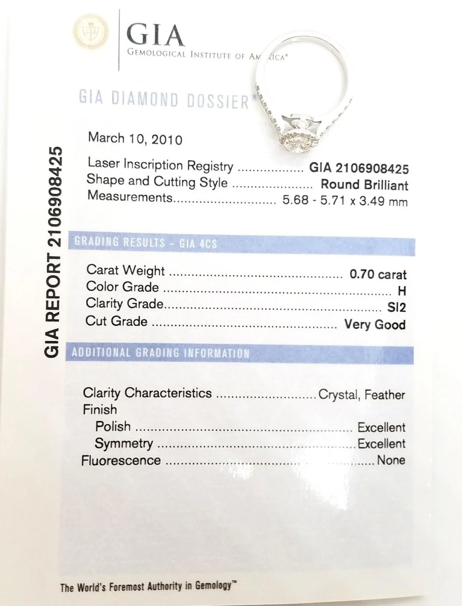 Solitaire Ring White Gold Diamond - Image 18