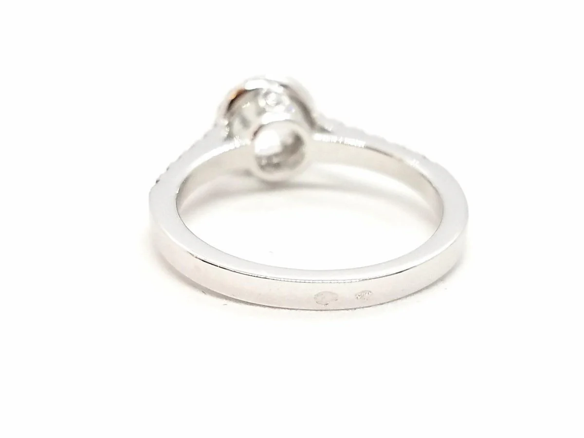 Solitaire Ring White Gold Diamond - Image 8