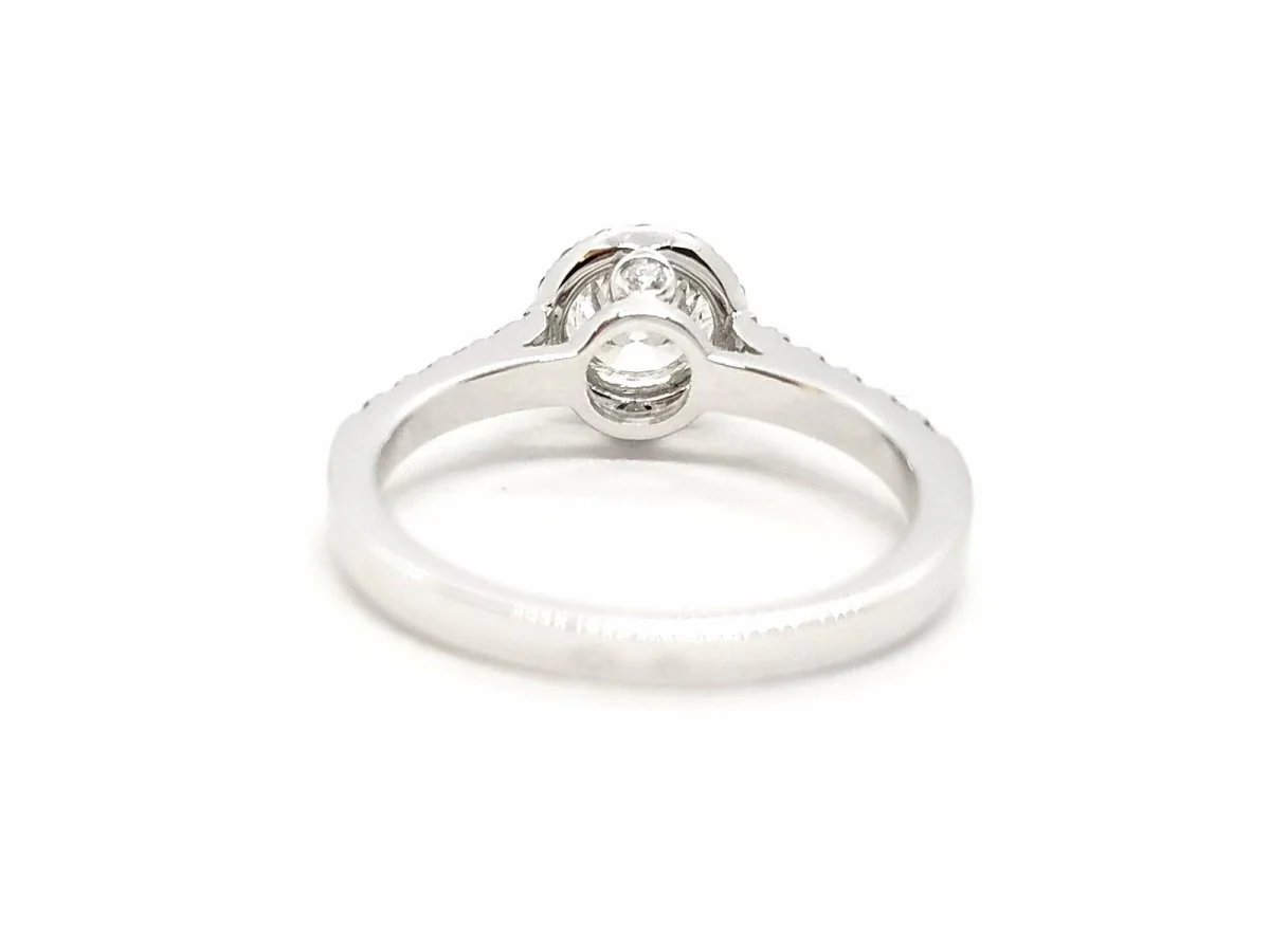 Solitaire Ring White Gold Diamond - Image 9