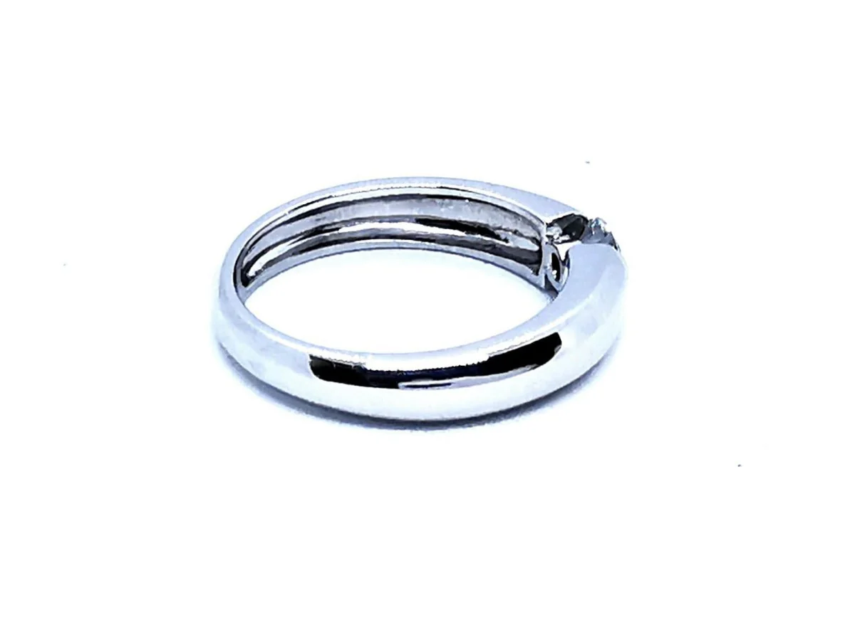 Solitaire Ring White Gold Diamond - Image 6