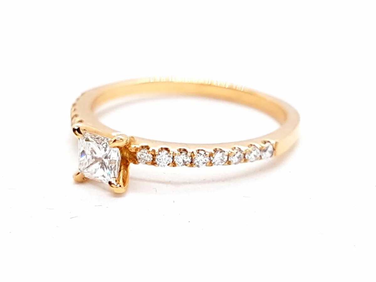 Solitaire Ring Rose Gold Diamond - Image 21