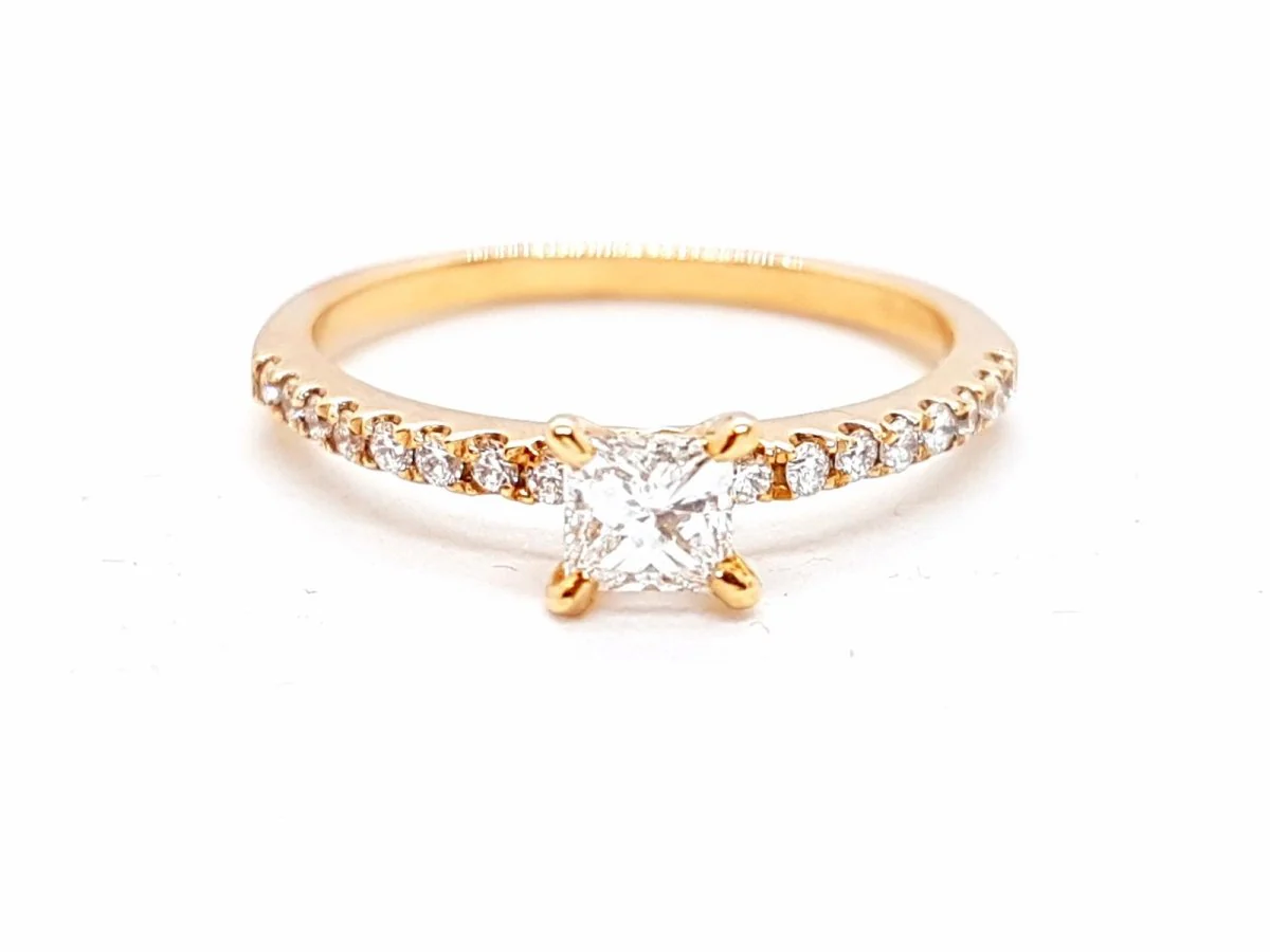 Solitaire Ring Rose Gold Diamond - Image 24