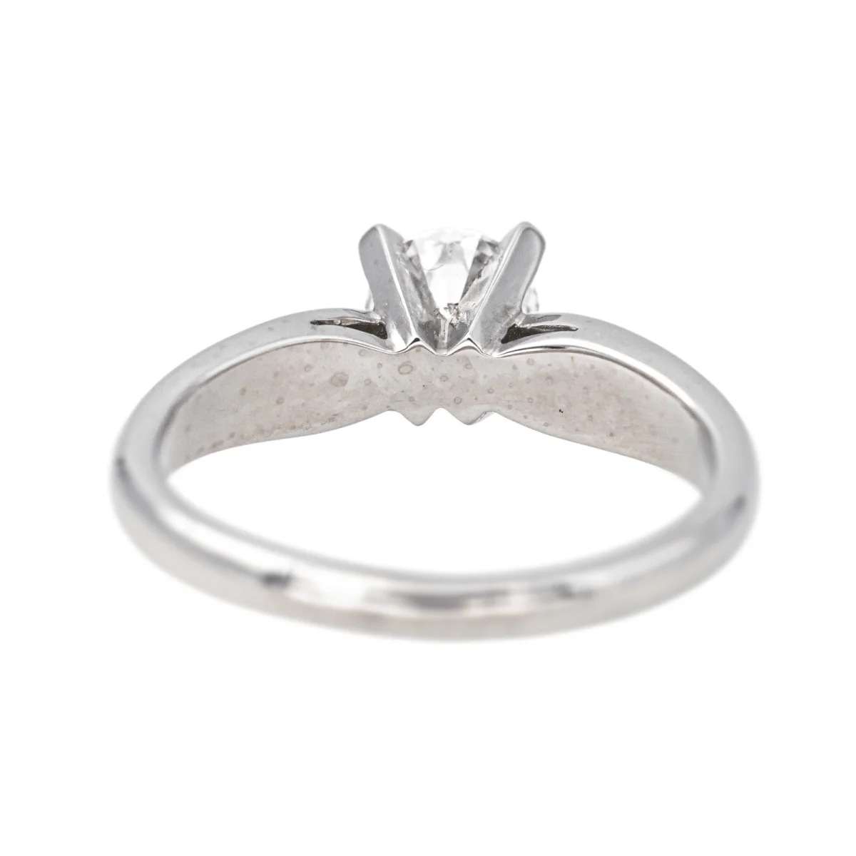 Ring Solitaire in paltinium and diamond - Image 5