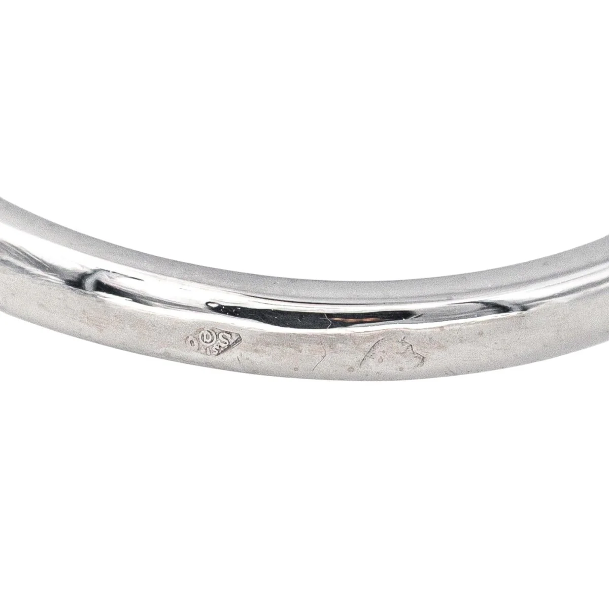 Ring Solitaire in paltinium and diamond - Image 7