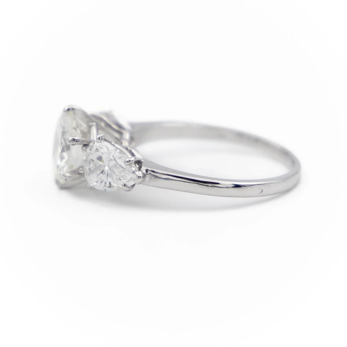 Platinum Diamond Solitaire Ring - Image 5