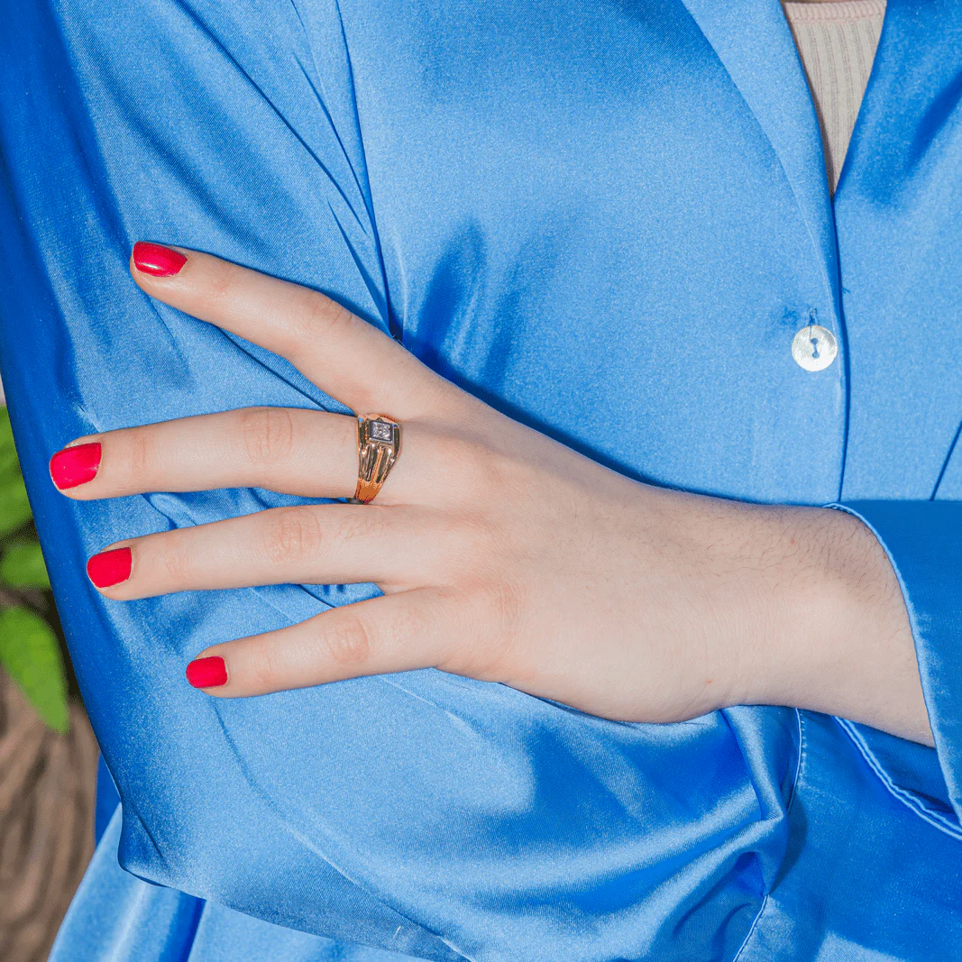 Ring Tank in pink and diamond - Image 2