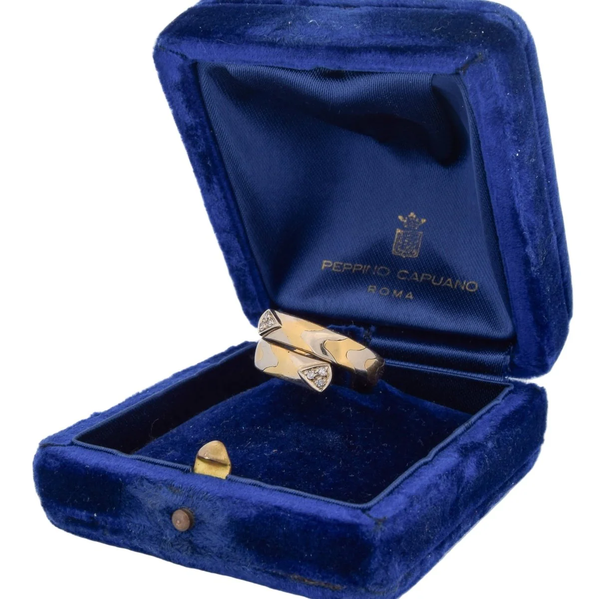 Ring Toi & Moi in white gold, yellow gold and diamonds. - Image 8