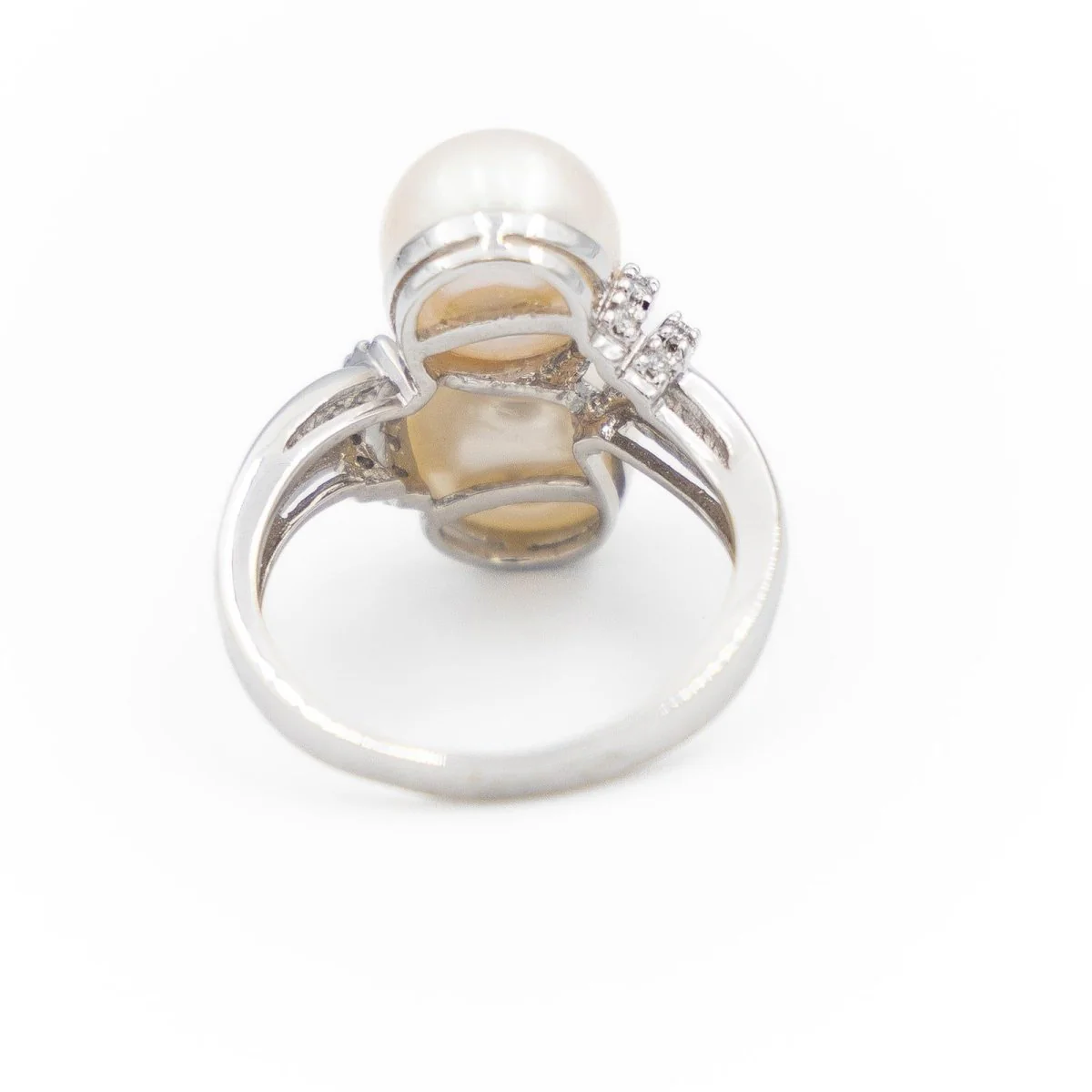 Toi & Moi Ring White gold Pearl - Image 3