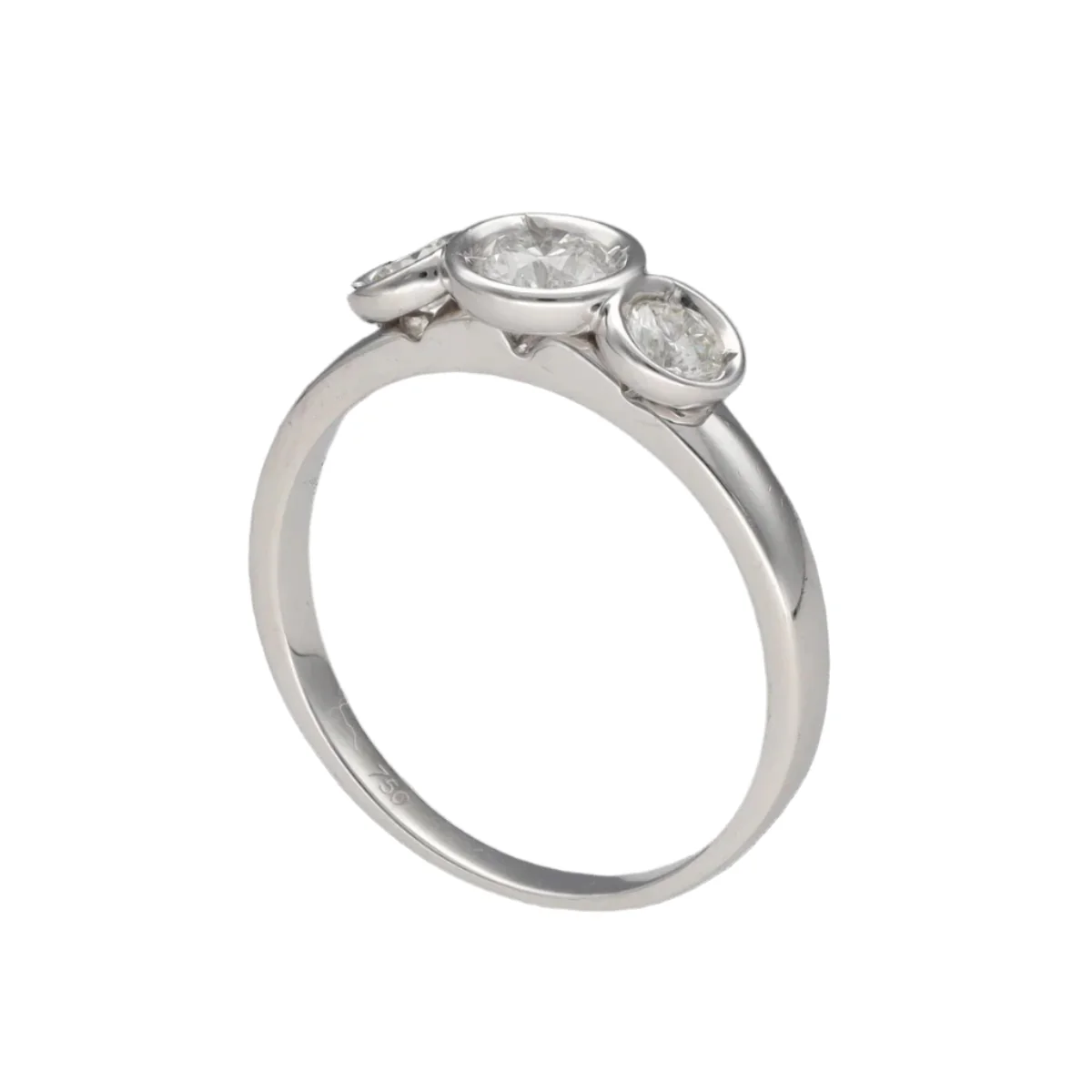 Ring in white gold and diamonds - Image 5