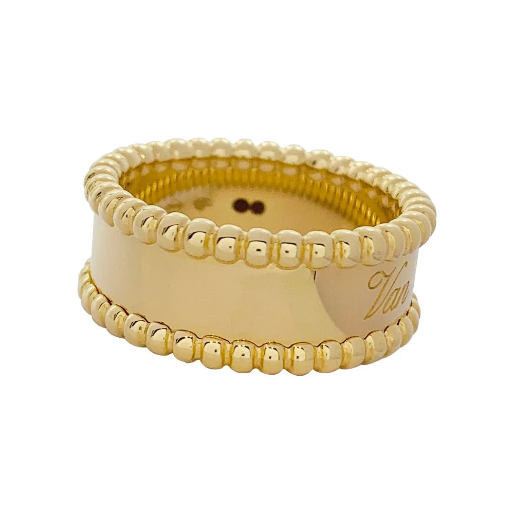 Van Cleef & Arpels ring, “Perlée signature”, yellow gold - Image 7