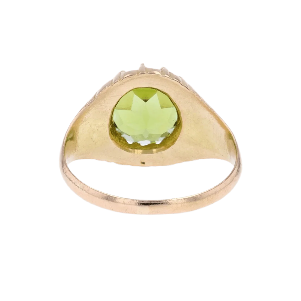 Ring Rush in yellow gold and peridot - Image 4