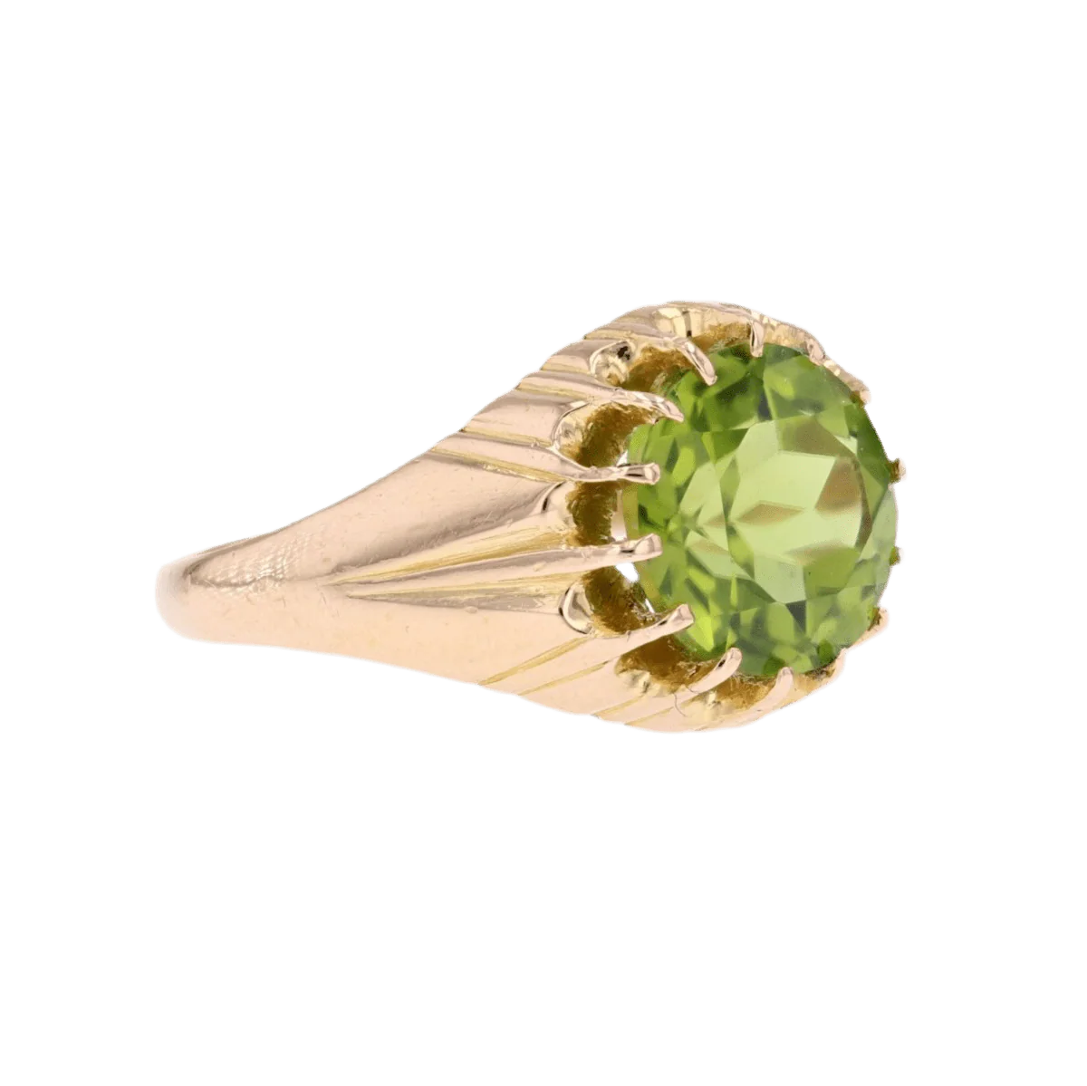 Ring Rush in yellow gold and peridot - Image 5