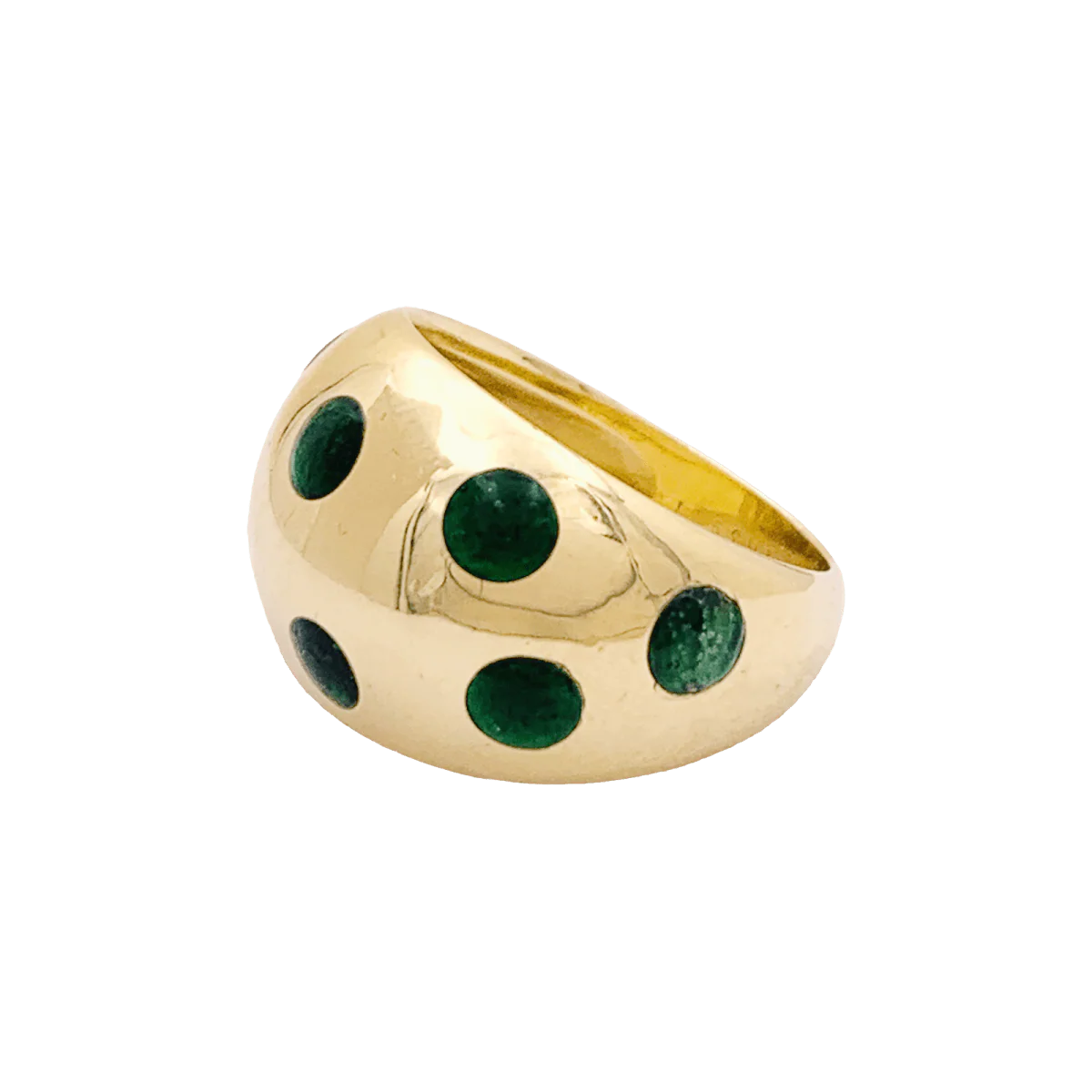 Ring Dome VAN CLEEF & ARPELS in yellow gold and lacquer - Image 4