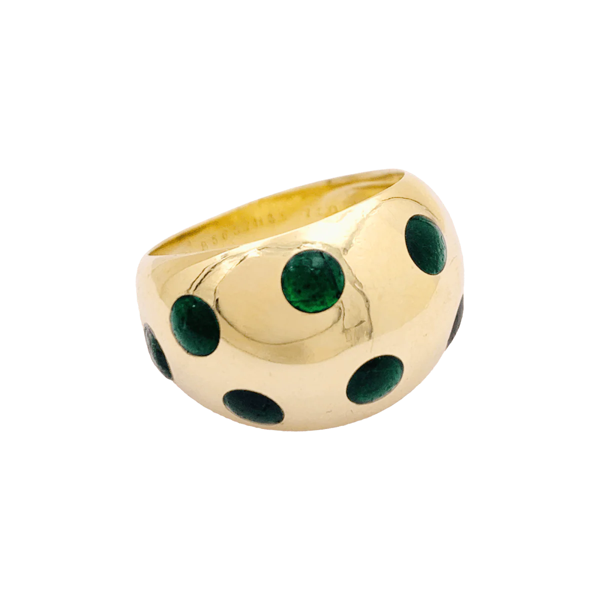 Ring Dome VAN CLEEF & ARPELS in yellow gold and lacquer - Image 6