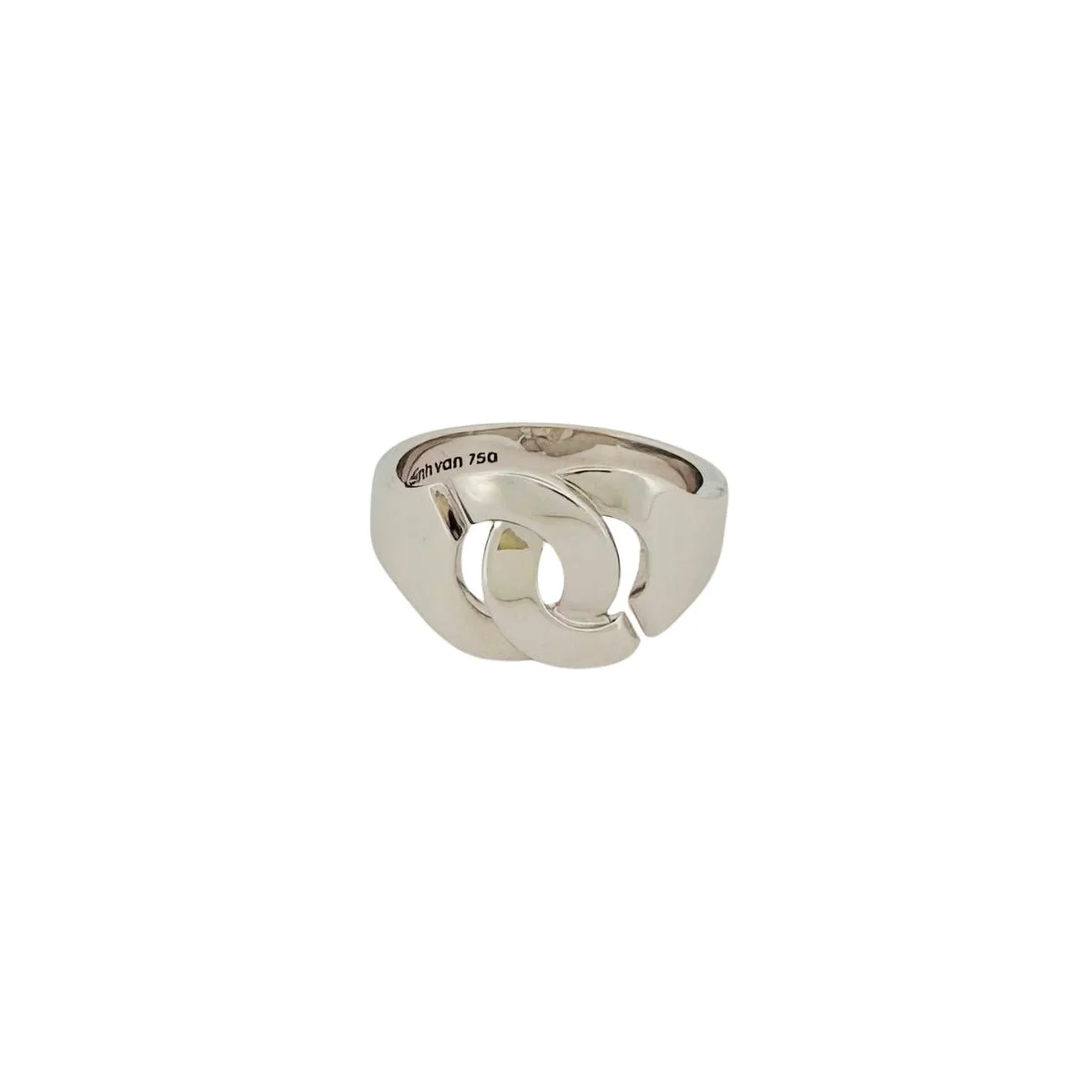 DINH VAN “Handcuffs” ring in white gold