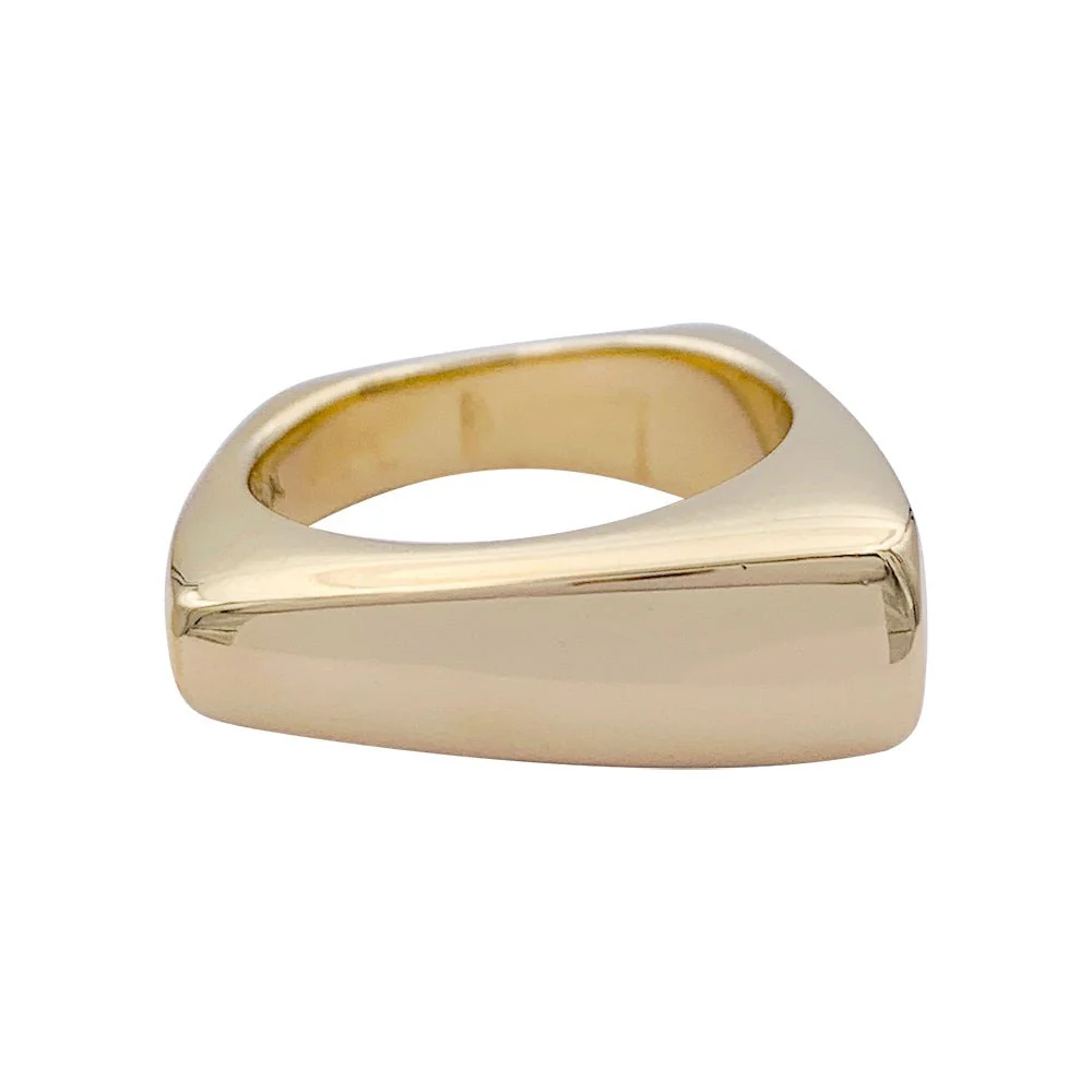 Duo Rings in yellow gold and wood - Image 9