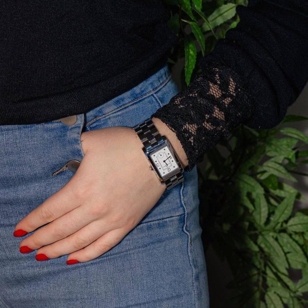 Watch BAUME & MERCIER "Hampton" in steel and quartz - Image 2