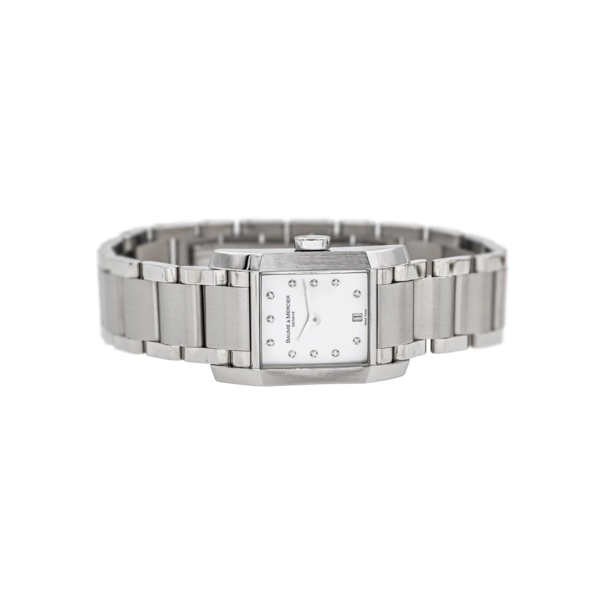 Baume & Mercier Watch Hampton Steel diamond - Image 4