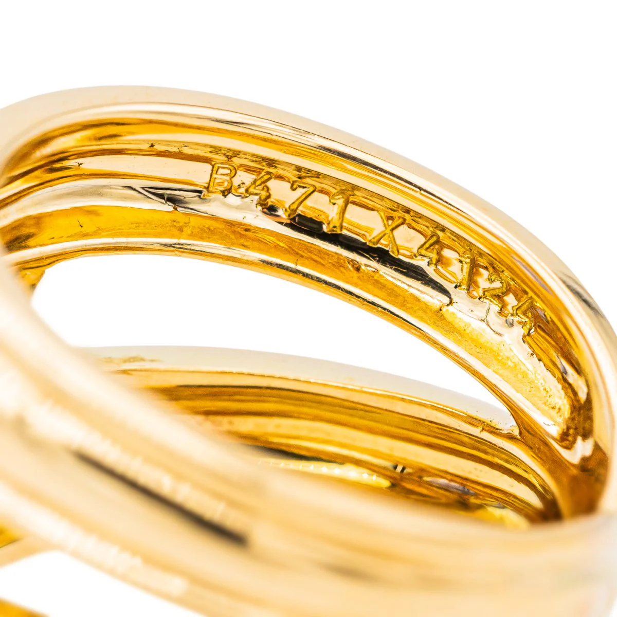 BOUCHERON ring in yellow gold and cordierite - Image 7