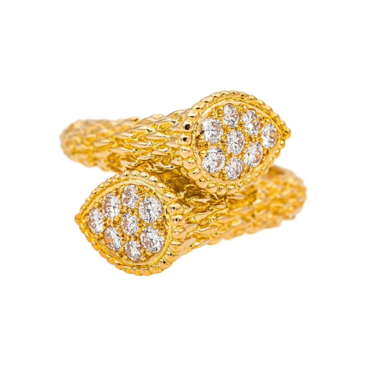 Boucheron Ring Toi et moi Serpent bohème Yellow gold diamond