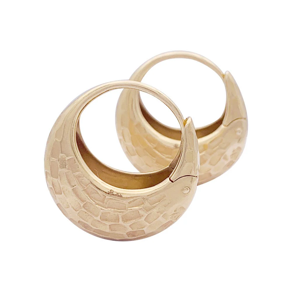 POMELLATO “Duna” hoop earrings in pink gold