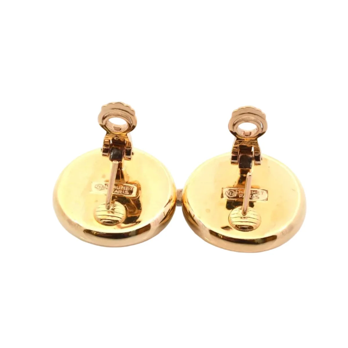 Earrings Clips CHAUMET in yellow gold and pearls - Image 2