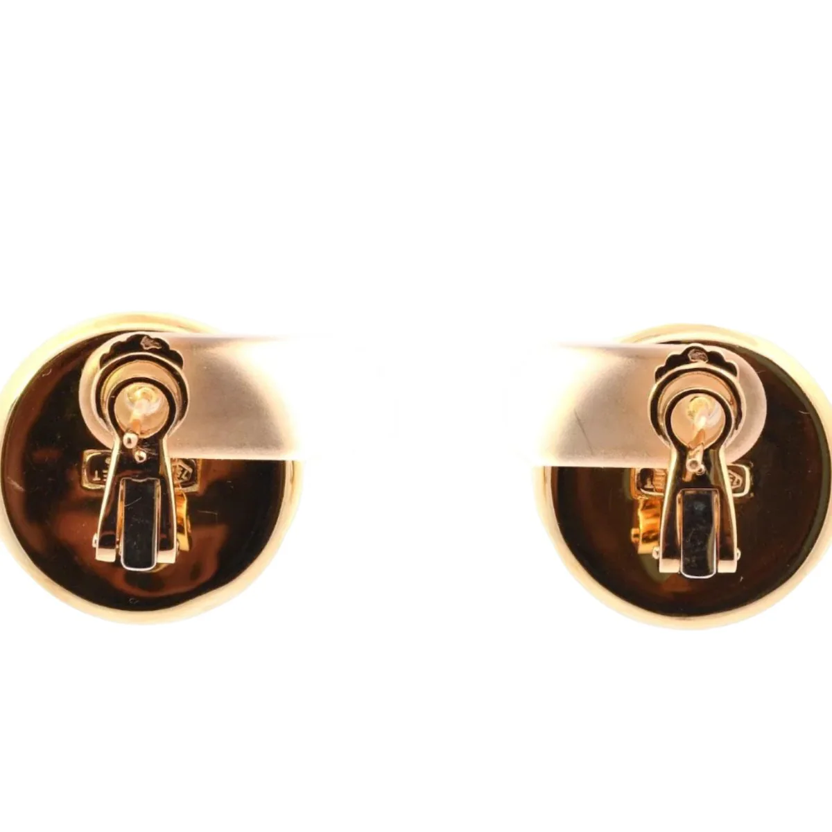 Earrings Clips CHAUMET in yellow gold and pearls - Image 3