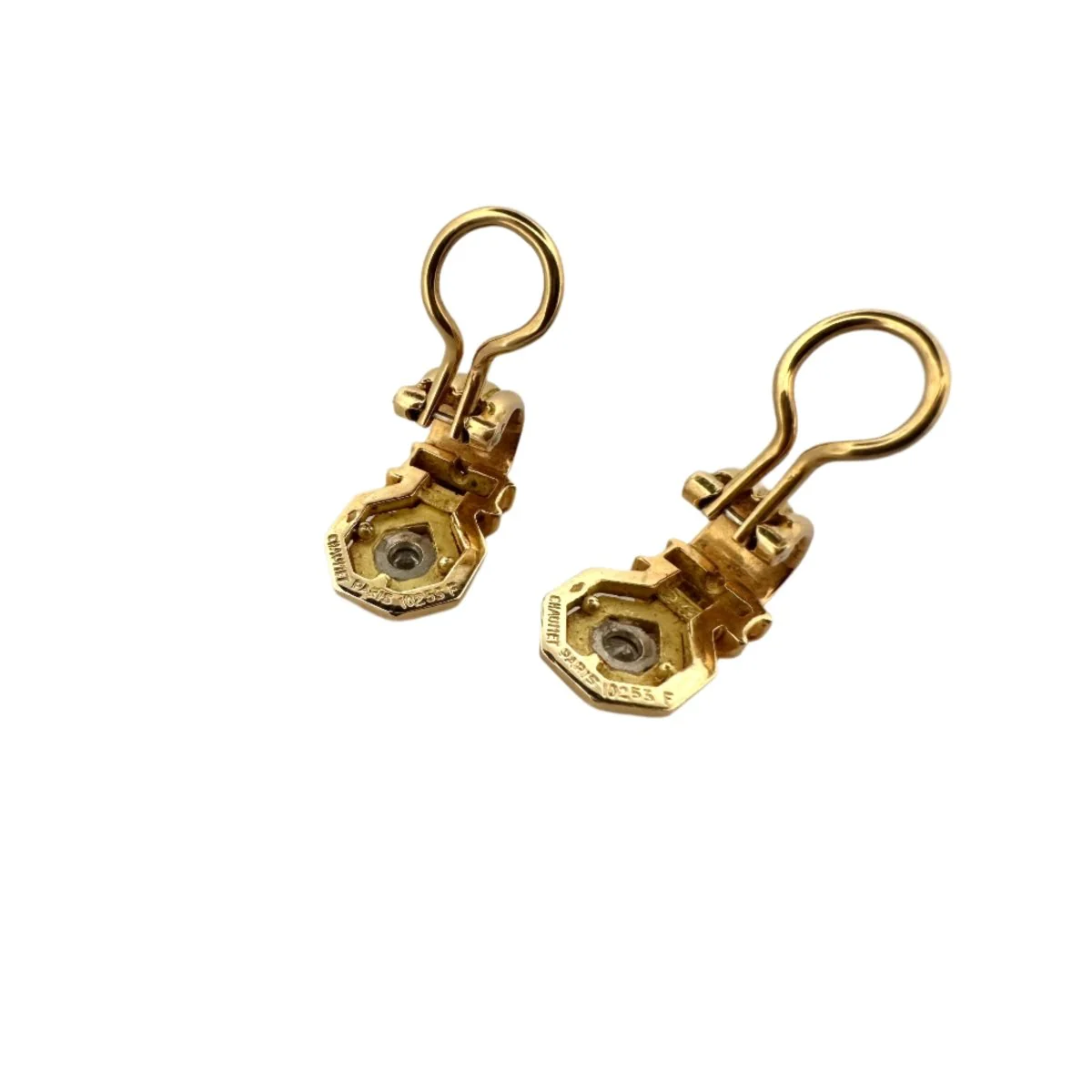 Earrings CHAUMET in yellow gold and diamonds - Image 2