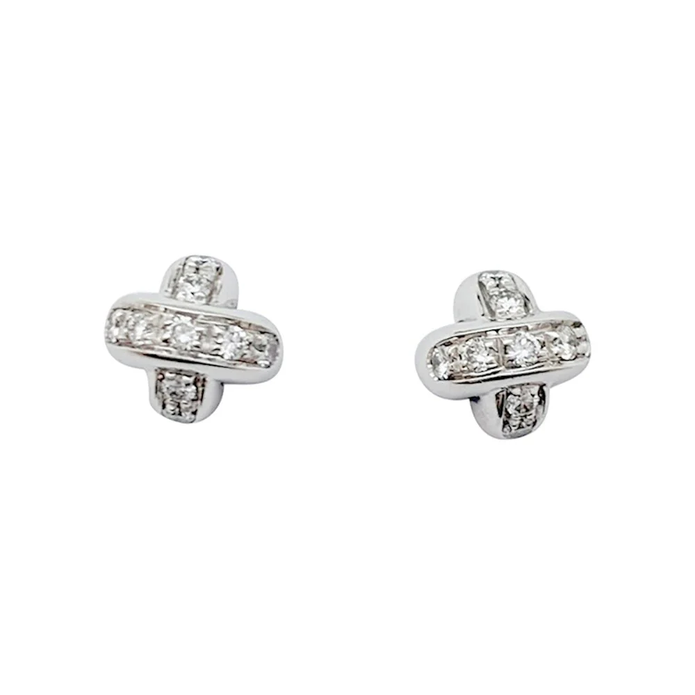 CHAUMET earrings, “Liens” in white gold and diamonds - Image 3