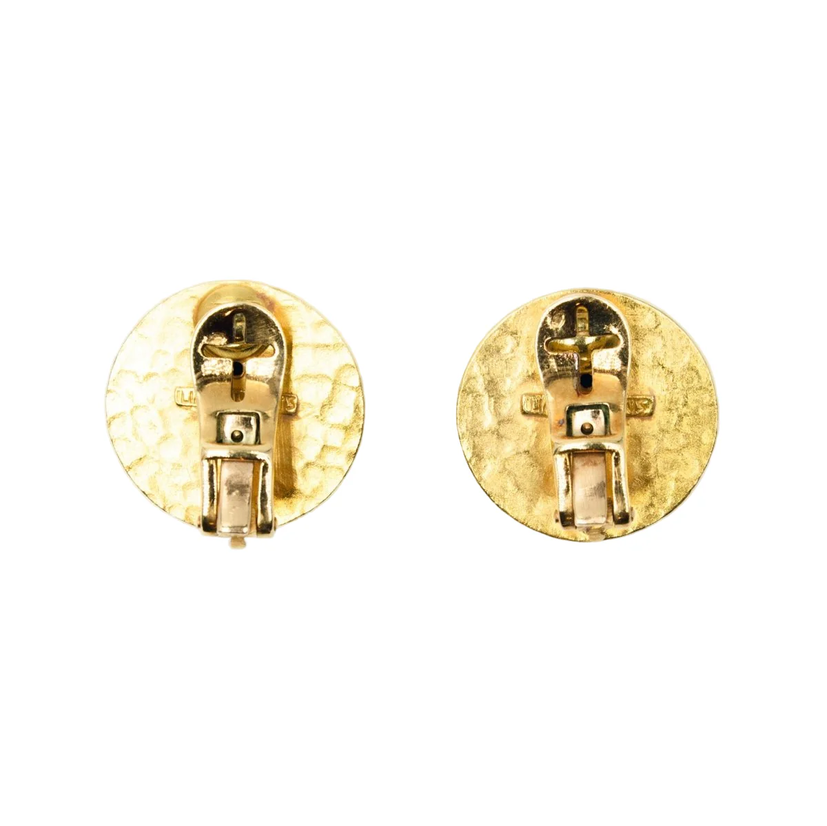 LALAOUNIS clip earrings in yellow gold - Image 3