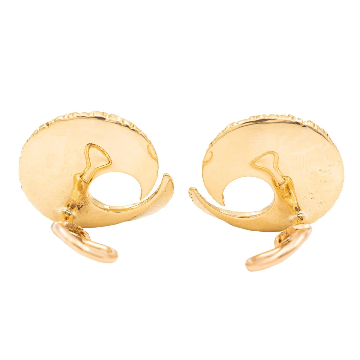 Clip earrings Yellow gold - Image 5