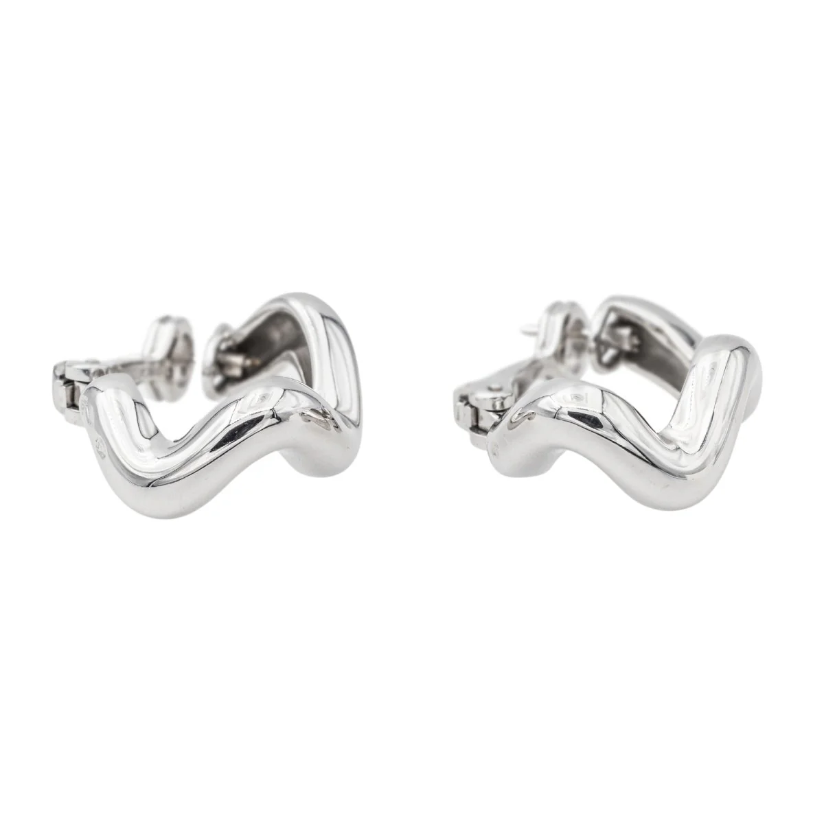 White gold earrings - Image 3