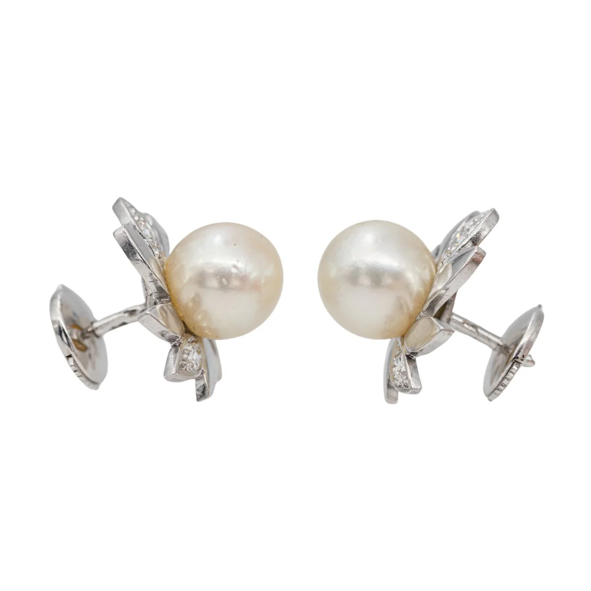 White gold Diamond earrings - Image 4