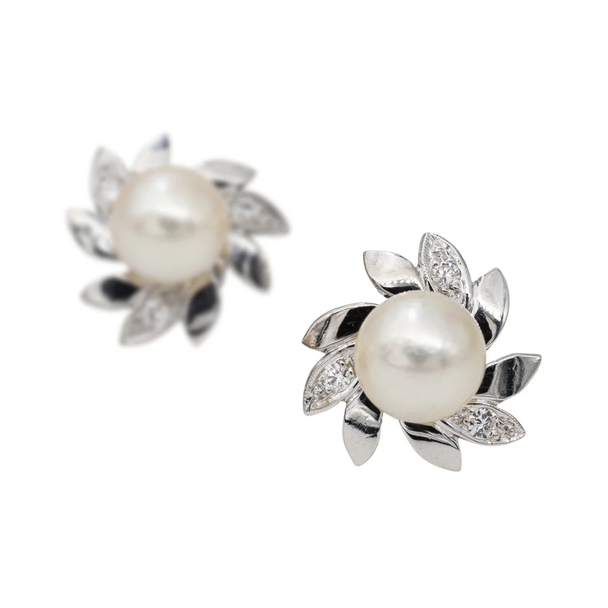 White gold Diamond earrings - Image 6