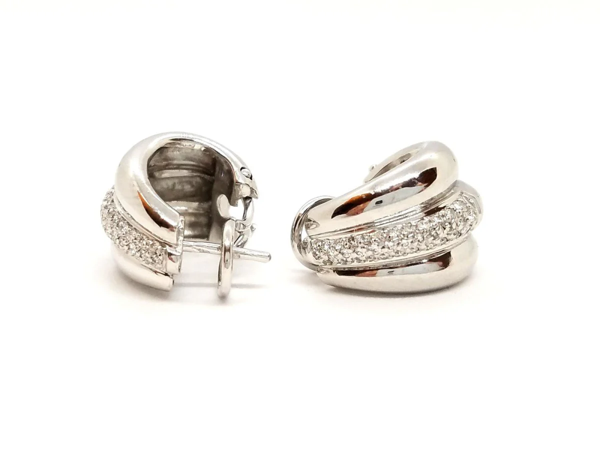 White gold Diamond earrings - Image 6