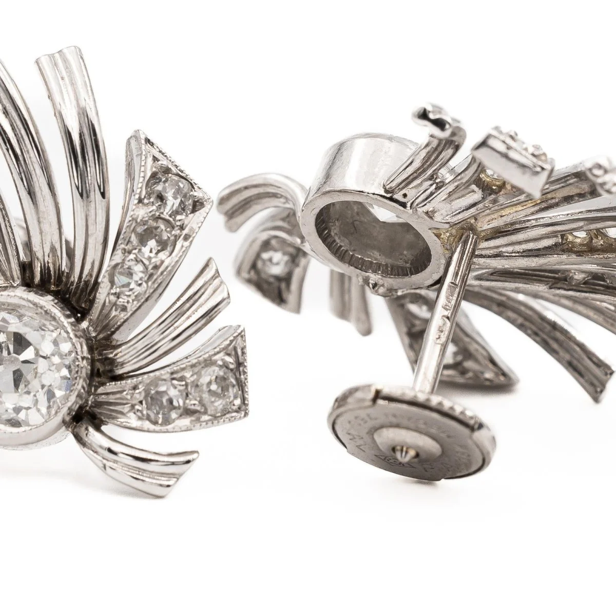 White gold Diamond earrings - Image 9