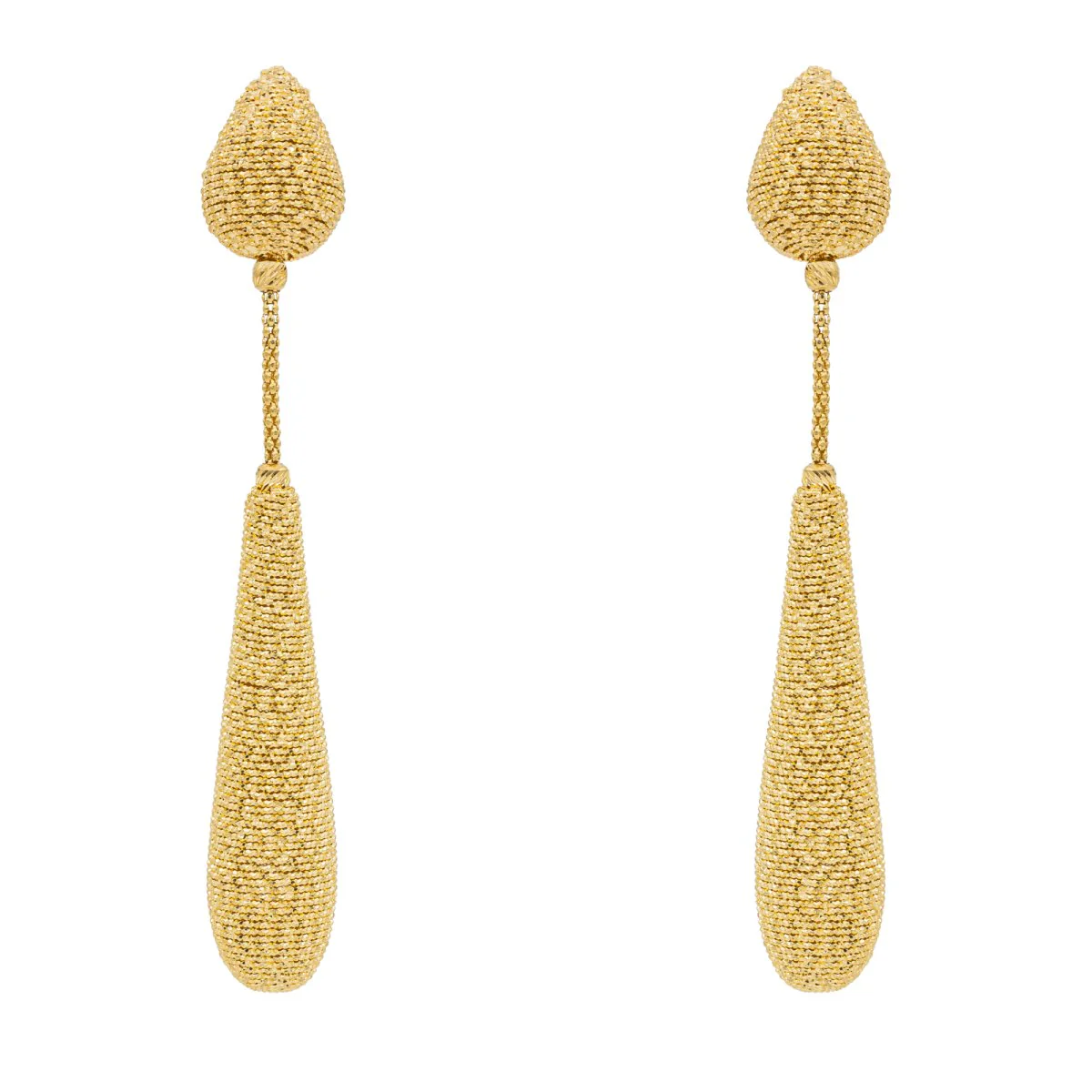 Drop Earrings in Yellow Gold